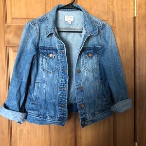 J. Crew jean jacket. Worn once, size small